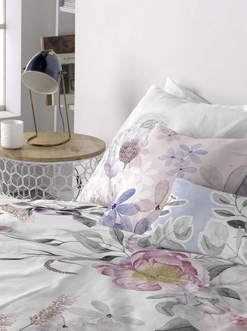 Housse de coussin Delicate bouquet "Happyfriday" - Kiabi