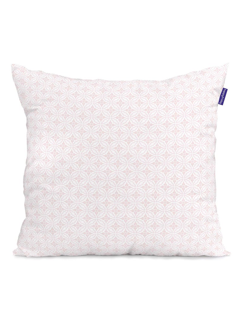 Housse de coussin Delicate bouquet "Happyfriday" Blanc - Kiabi