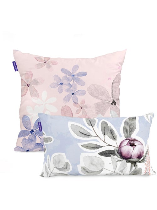 Housse de coussin Delicate bouquet "Happyfriday" - Kiabi