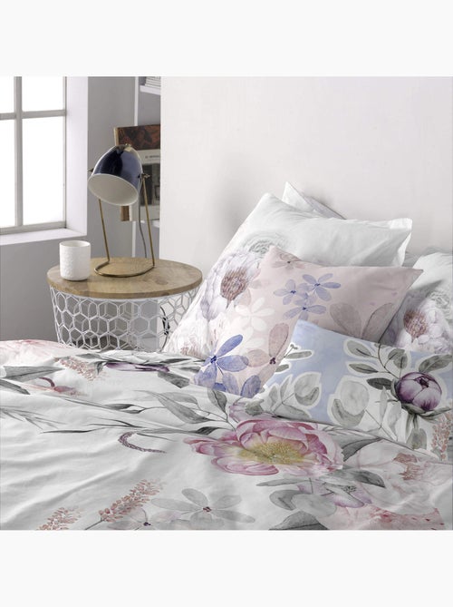 Housse de coussin Delicate bouquet "Happyfriday" - Kiabi