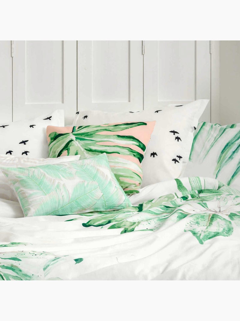 Housse de coussin Delicate "Happyfriday" Blanc - Kiabi