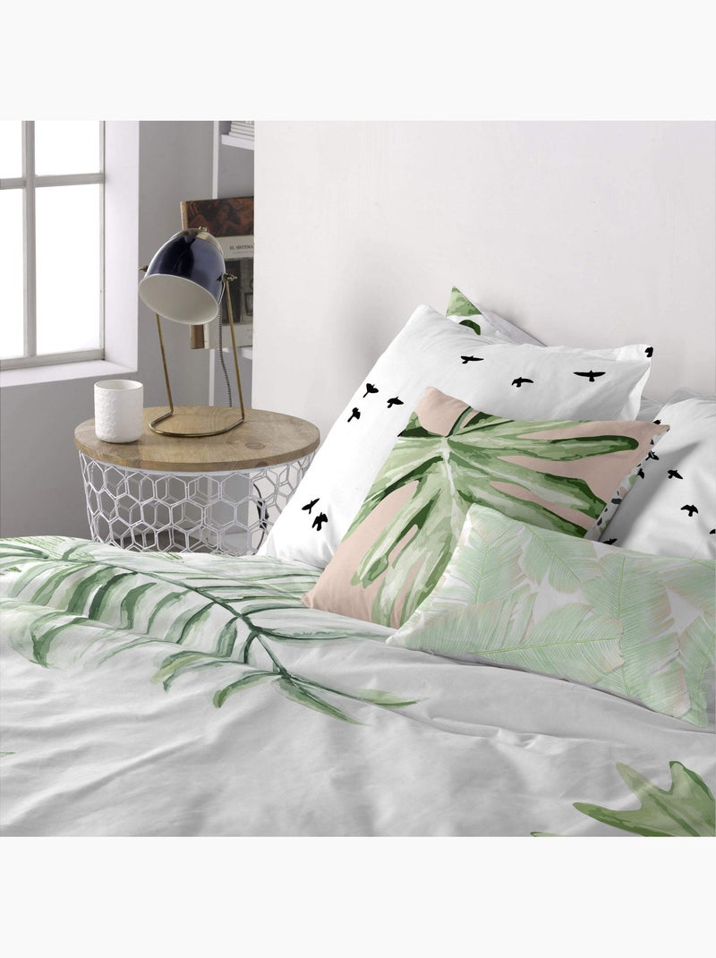 Housse de coussin Delicate "Happyfriday" Blanc - Kiabi