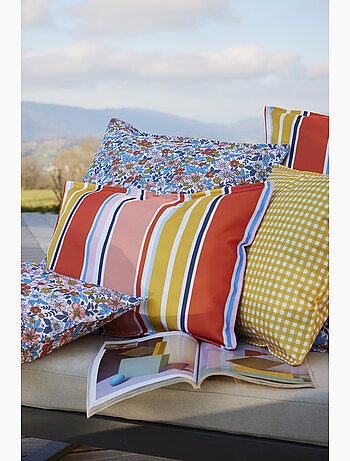 Housse de Coussin d'extérieur – Déperlant - Anti UV - Bianca