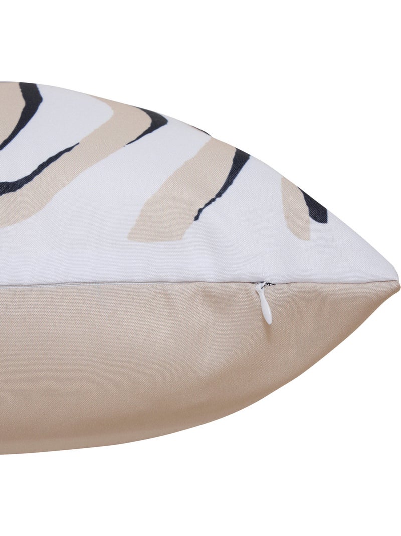 Housse de coussin d'extérieur déperlant TILEO Beige - Kiabi