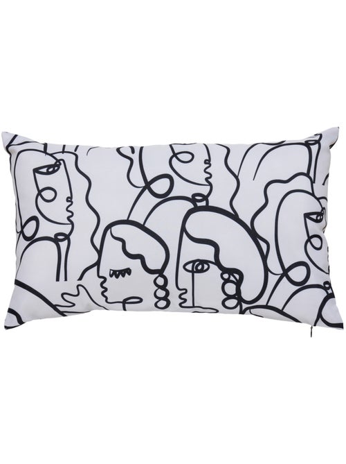 Housse de coussin d'extérieur motif fantaisie NOLAN - Kiabi