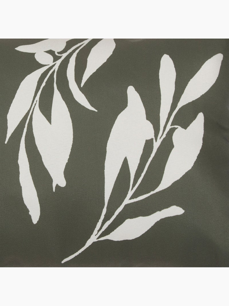 Housse de coussin d'extérieur motif feuilles tileo Vert foncé - Kiabi