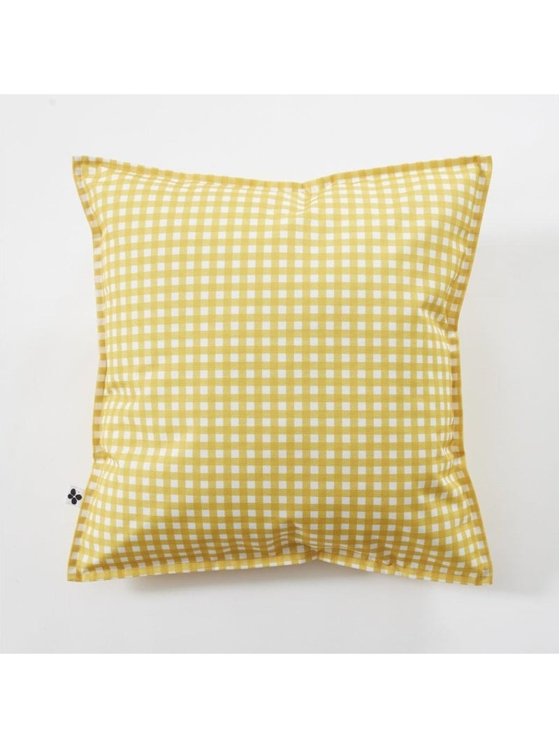 Housse de Coussin d'extérieur – Vickie Jaune - Kiabi