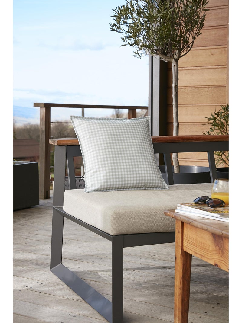 Housse de Coussin d'extérieur – Vickie Vert eucalyptus - Kiabi