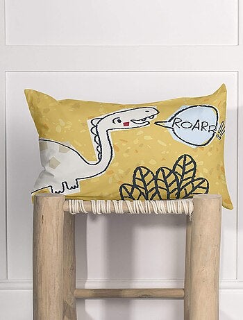 Housse de coussin Dino friends "Happyfriday