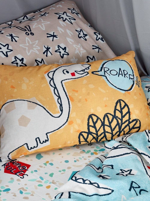 Housse de coussin Dino friends "Happyfriday" - Kiabi