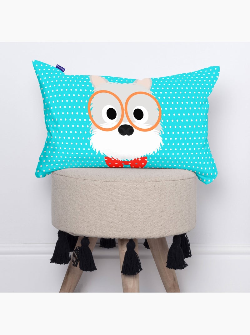 Housse de coussin Dogs "Happyfriday" Multicolore - Kiabi