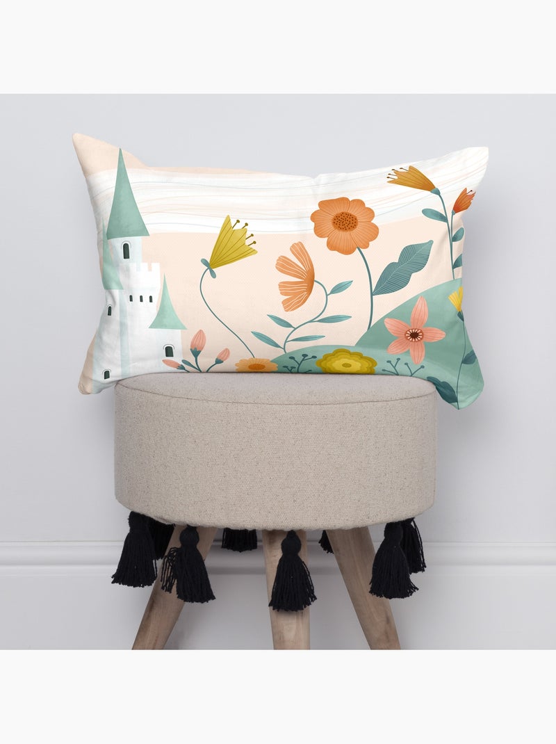 Housse de coussin Dreaming "Happyfriday" Multicolore - Kiabi