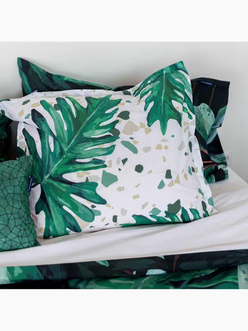 Housse de coussin Ebony "Happyfriday" Blanc - Kiabi