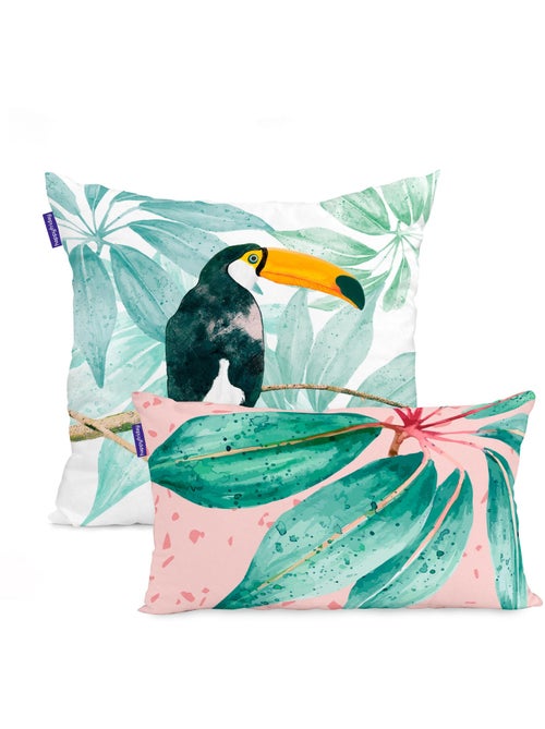 Housse de coussin Ebony "Happyfriday" - Kiabi