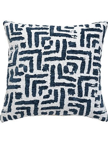 Housse de coussin en chenille jeni
