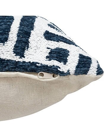 Housse de coussin en chenille jeni