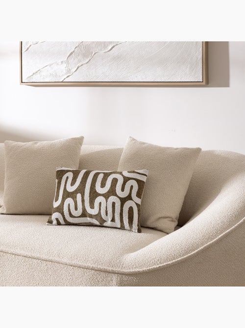 Housse de coussin en chenille JENI - Kiabi Housse de coussin en chenille JENI - Kiabi