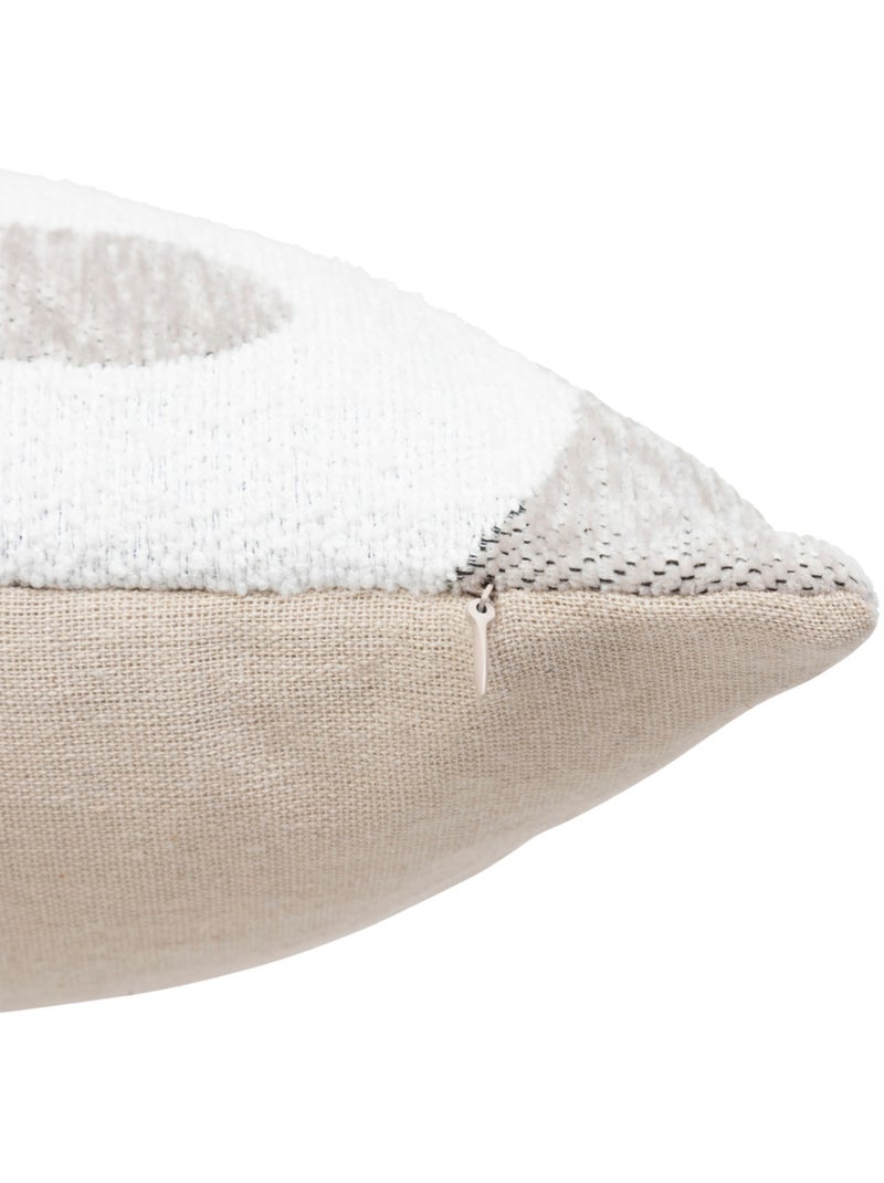 Housse de coussin en chenille JENI Lin - Kiabi