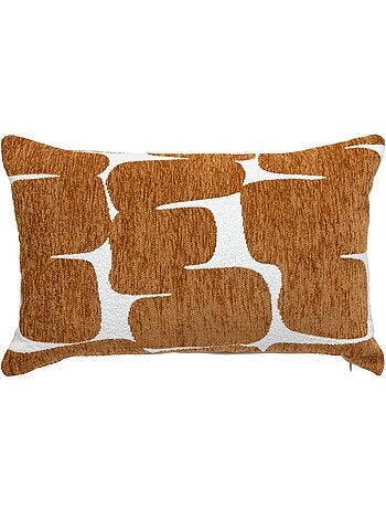 Housse de coussin en chenille jeni