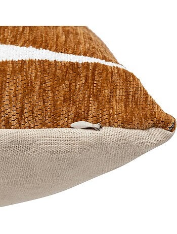 Housse de coussin en chenille jeni