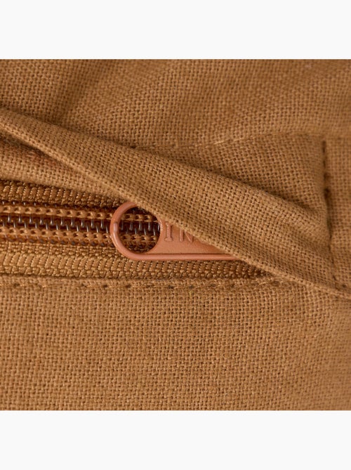 Housse de coussin en coton avec pompons SIENNA - Kiabi