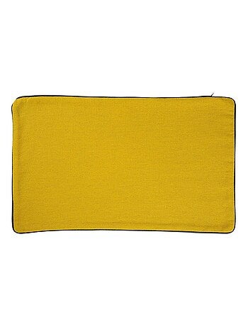 Housse de coussin en coton et chanvre