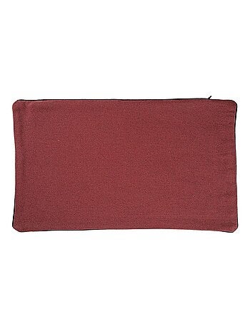 Housse de coussin en coton et chanvre