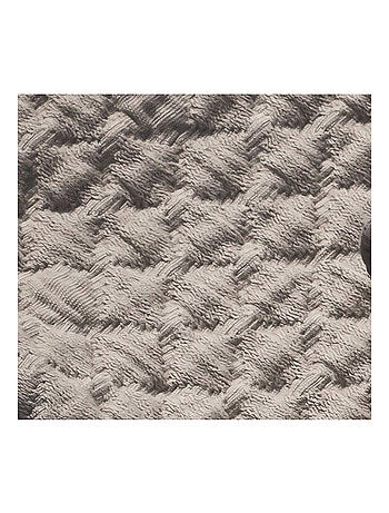 Housse de coussin en coton lavé 45x45 cm BROOKLIN ficelle, par Toison d'or