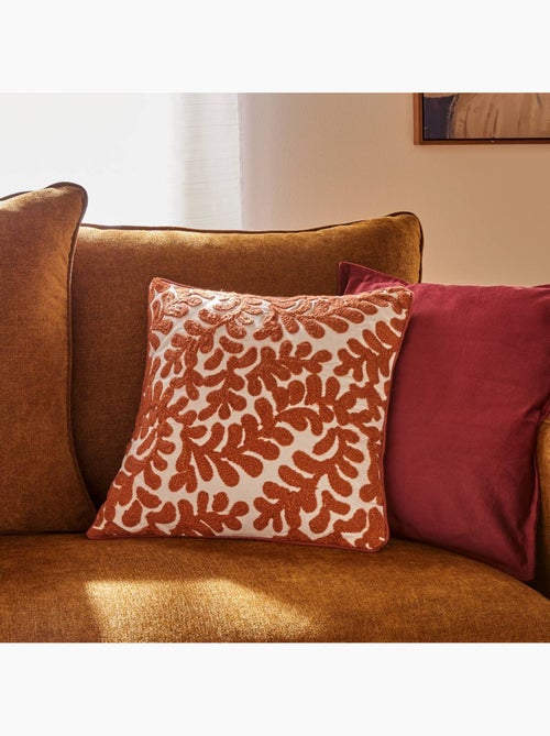 Housse de coussin en coton sienna - Kiabi Housse de coussin en coton sienna - Kiabi
