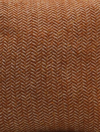 Housse de coussin en laine avec motif chevron
