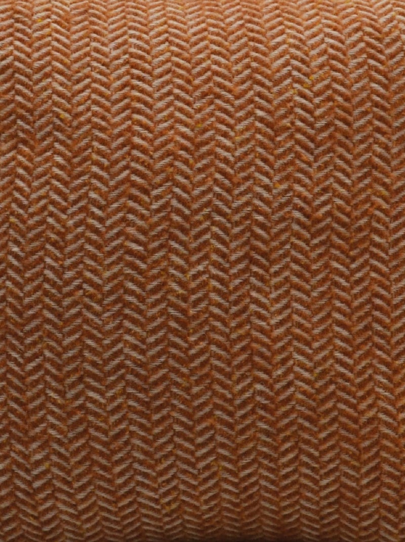 Housse de coussin en laine avec motif chevron Marron foncé - Kiabi