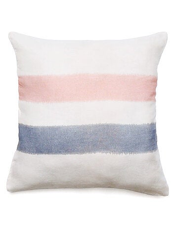 Housse de coussin en lin lavé doublé coton lavé ARIA