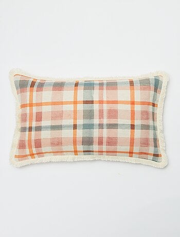 Housse de coussin en lin mélangé (50x30 cm) - Kiabi Home