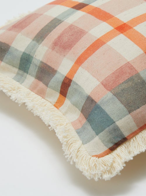 Housse de coussin en lin mélangé (50x30 cm) - Kiabi Home - Kiabi
