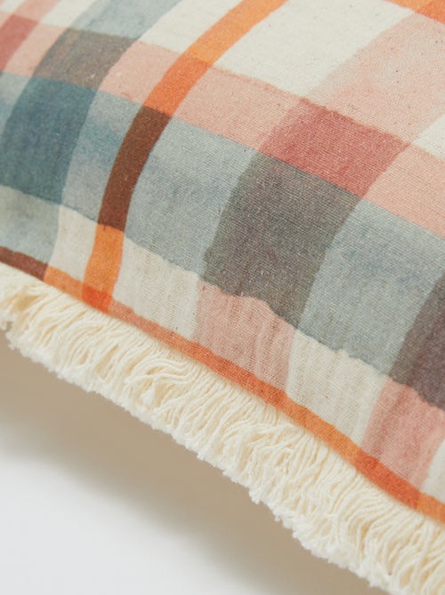 Housse de coussin en lin mélangé (50x30 cm) - Kiabi Home - Kiabi