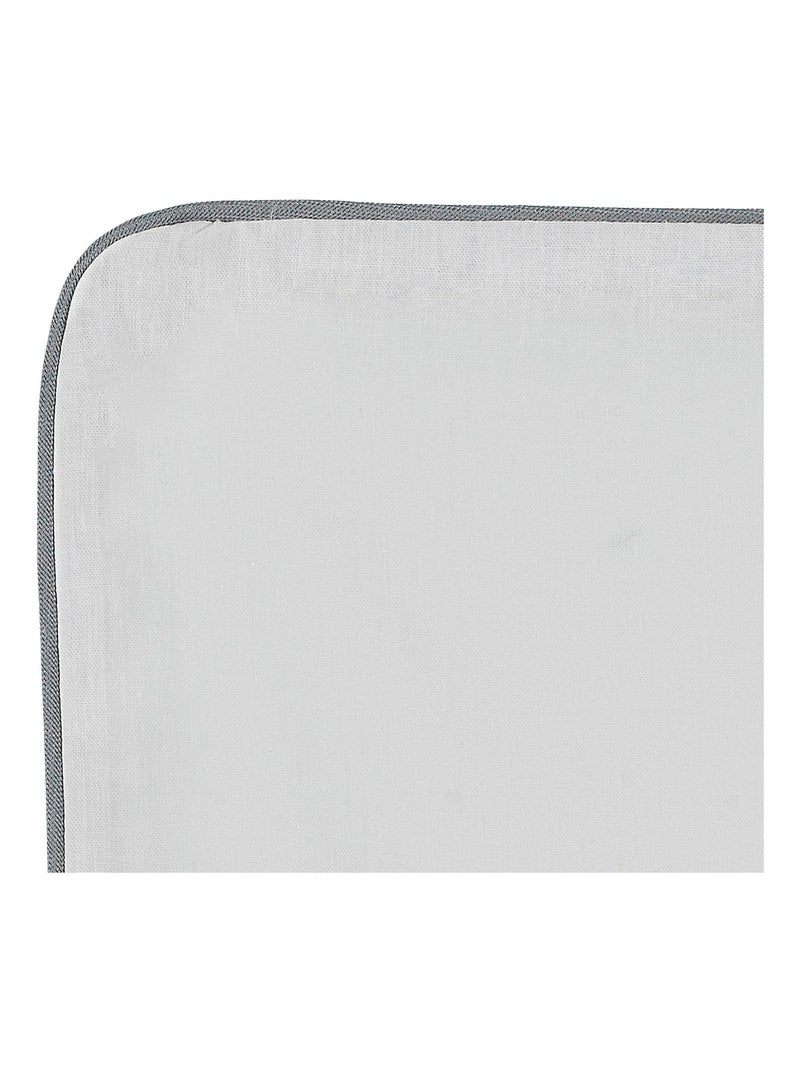 Housse de coussin en poly/lin Blanc cassé - Kiabi
