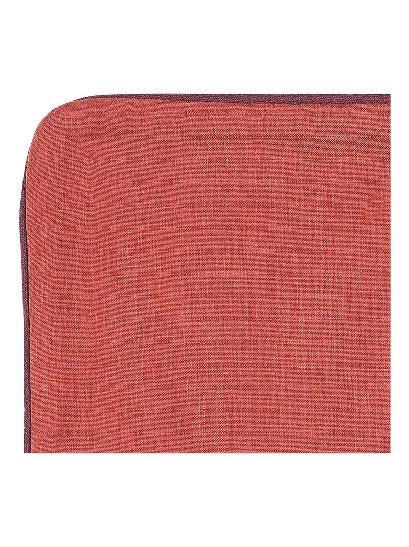 Housse de coussin en poly/lin Rose pâle - Kiabi