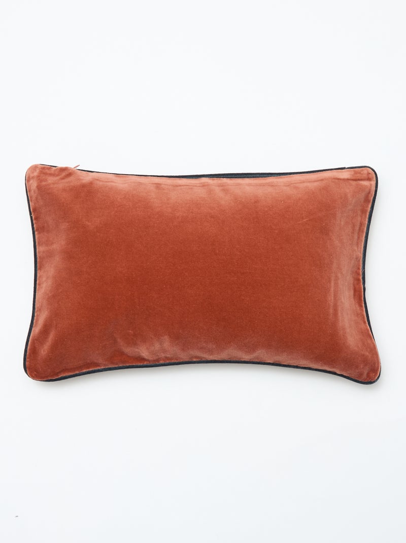 Housse de coussin en velours (30x50 cm) - Kiabi Home Orange - Kiabi