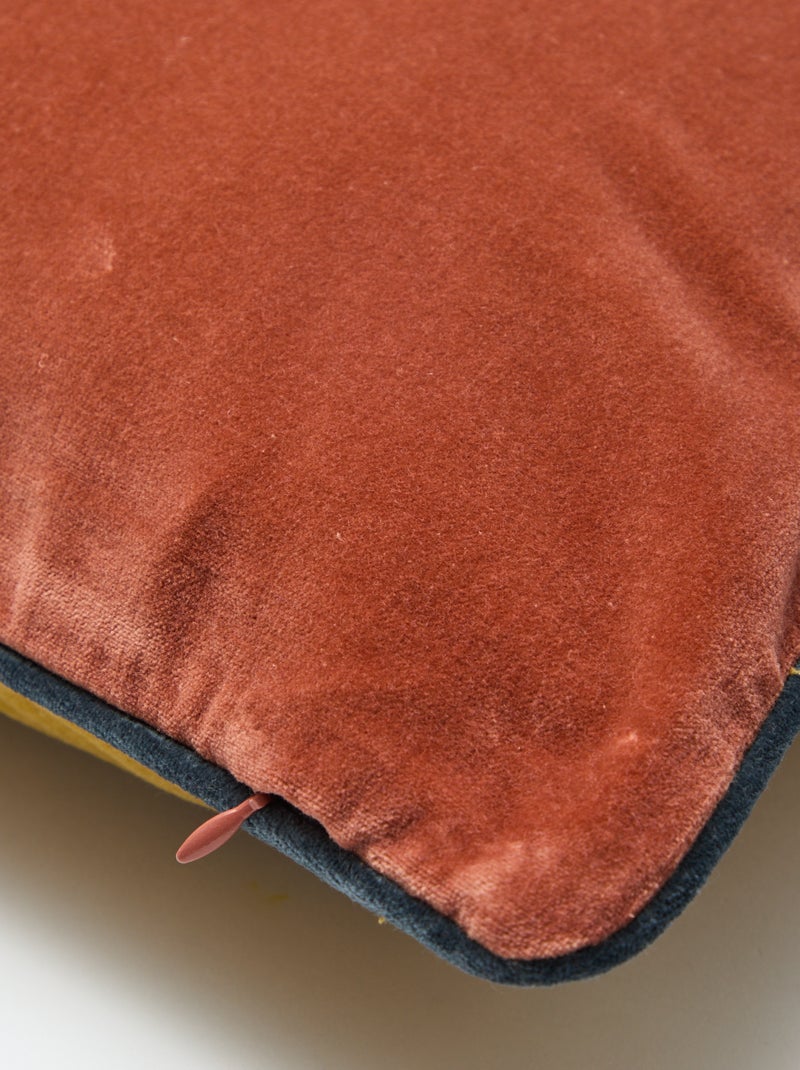 Housse de coussin en velours (30x50 cm) - Kiabi Home Orange - Kiabi