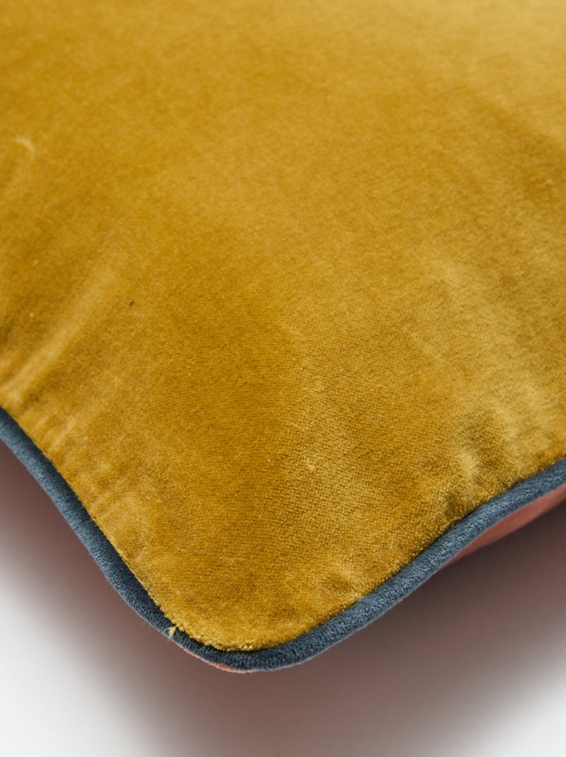 Housse de coussin en velours (30x50 cm) - Kiabi Home Orange - Kiabi