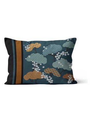 Housse de coussin en velours 32x50 cm VELVET B02, par Soleil d'ocre