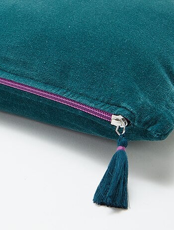 Housse de coussin en velours (45 x 45 cm)