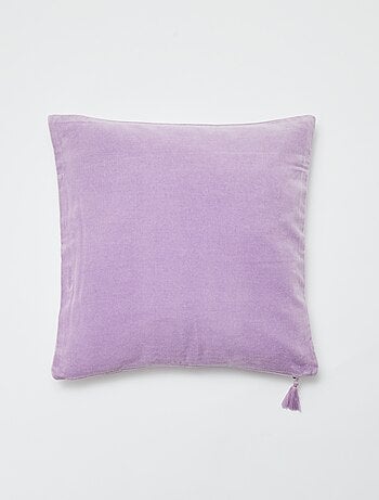 Housse de coussin en velours (45 x 45 cm)