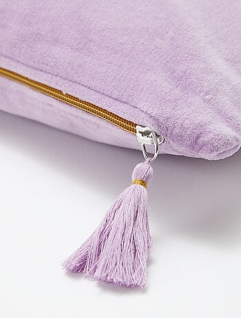 Housse de coussin en velours (45 x 45 cm)
