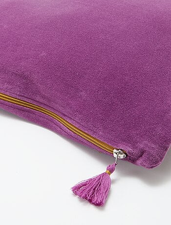 Housse de coussin en velours (45 x 45 cm)