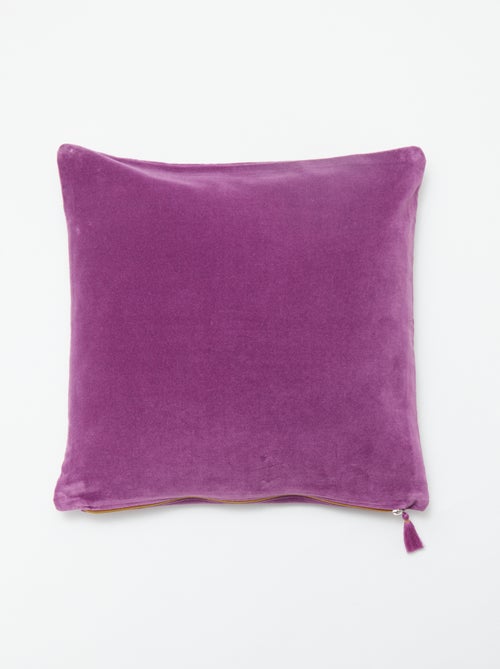 Housse de coussin en velours (45 x 45 cm) - Kiabi