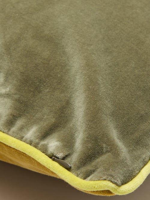 Housse de coussin en velours (45x45 cm) - Kiabi Home - Kiabi Housse de coussin en velours (45x45 cm) - Kiabi Home - Kiabi