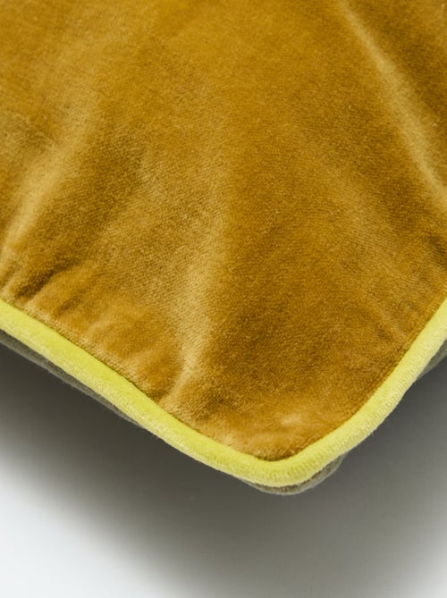 Housse de coussin en velours (45x45 cm) - Kiabi Home - Kiabi Housse de coussin en velours (45x45 cm) - Kiabi Home - Kiabi