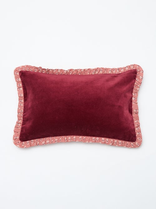 Housse de coussin en velours et imprimée (30x50 cm) - Kiabi Home - Kiabi