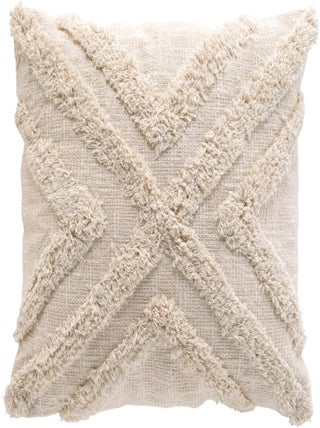 HOUSSE DE COUSSIN +ENCART COTON/POLYESTER TUFTE SHENY